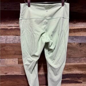Lululemon Athletica Mint High-Waisted Leggings